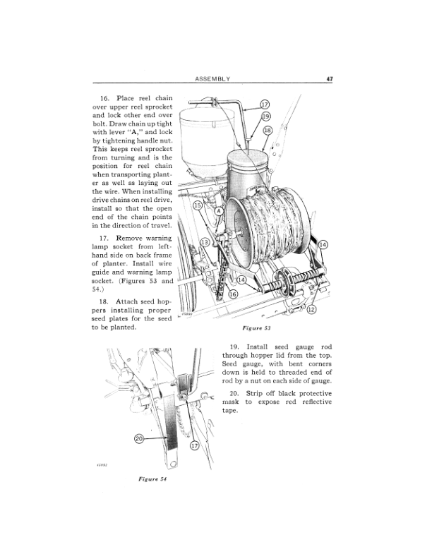 John Deere 490 Corn Planter Operator’s Manual (OMB2856) Workshop Guide