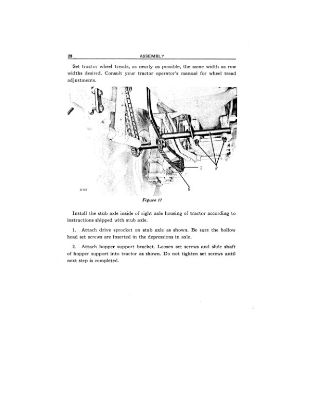 John Deere 112C, 118C, 123C One-Row Planting & Fertilizing Attachments Operator’s Manual (OMB31753) Workshop Guide