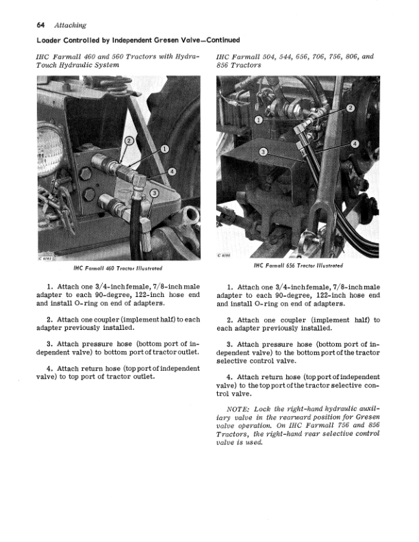 John Deere 48 Farm Loader Operator’s Manual (OMC20081) Workshop Guide