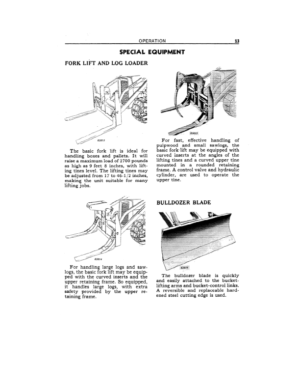 John Deere 91 Loaders Operator’s Manuals (OMC48158) Workshop Guide