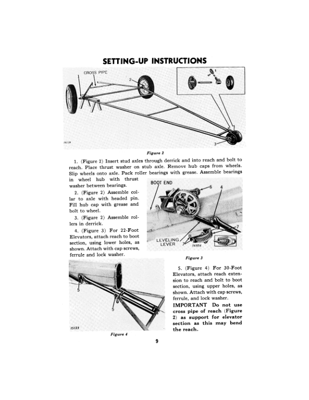 John Deere 50 Small Grain Elevator (Series ’50) Operator’s Manual (OMC5750) Workshop Guide