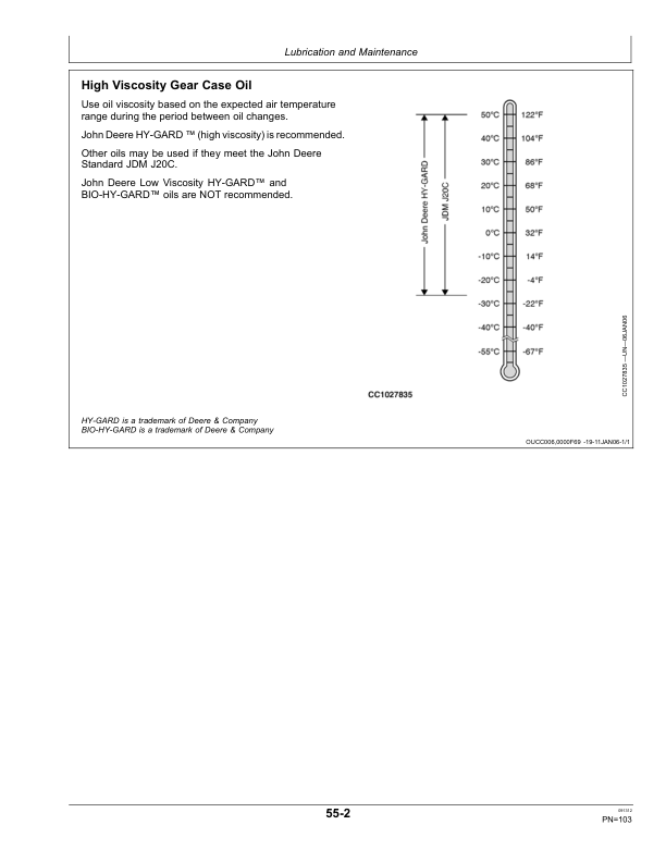 John Deere 530 & 535 Mower Conditioners Operator’s Manual (OMCC59342) Workshop Guide