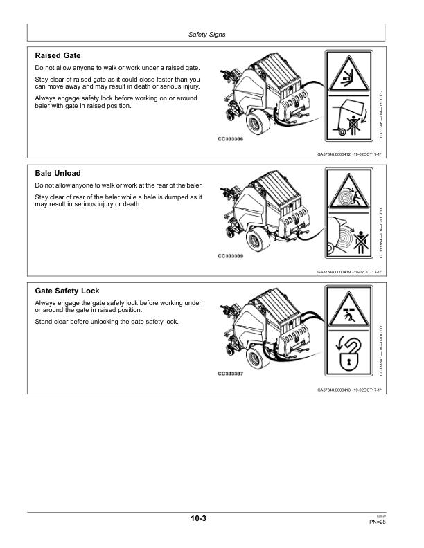 John Deere V451M, V461M Round Balers Operator’s Manual (OMCC60811) Workshop Guide