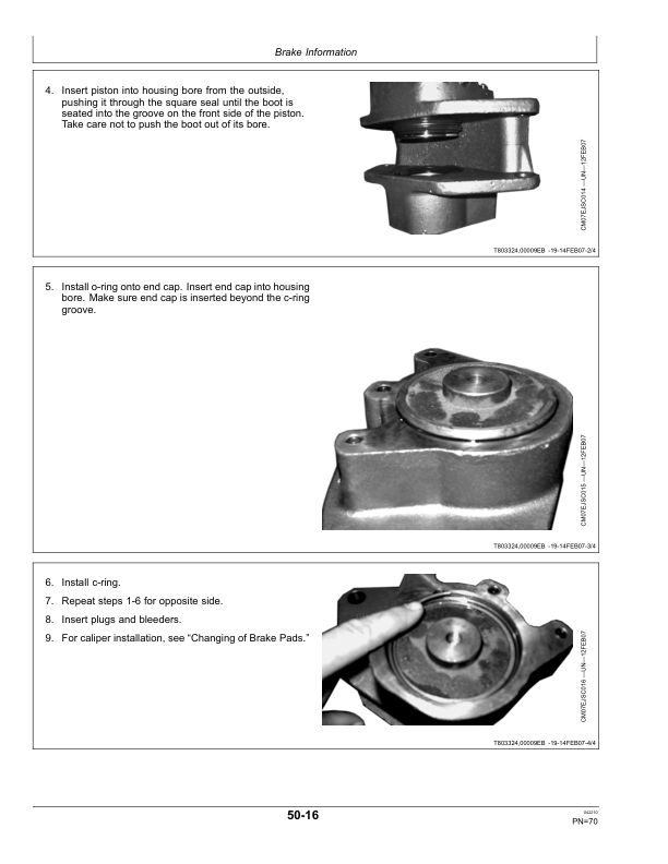John Deere 1512E, 1810E, 1814E & 2112E Ejector Scrapers North America (070000-079999) Operator’s Manual (OMCM2051) Workshop Guide