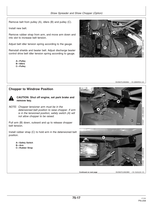 John Deere 9650 STS, 9750 STS Combines Operator’s Manual (OMCQ69659) Workshop Guide