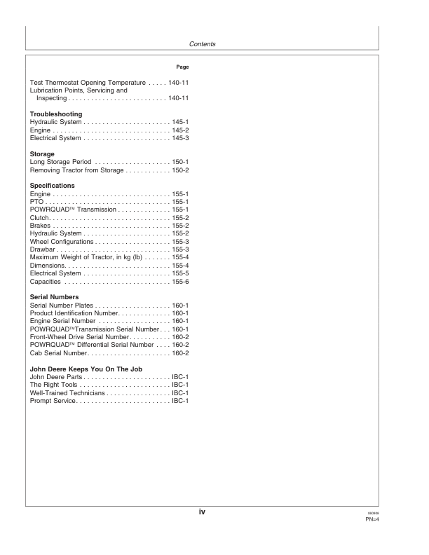 John Deere 7515 Tractor Operator’s Manual (OMCQ72203) Workshop Guide