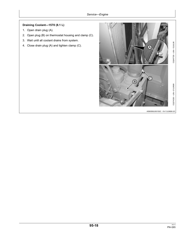 John Deere 1470, 1570 Combine Operator’s Manual (OMCQ76462) Workshop Guide