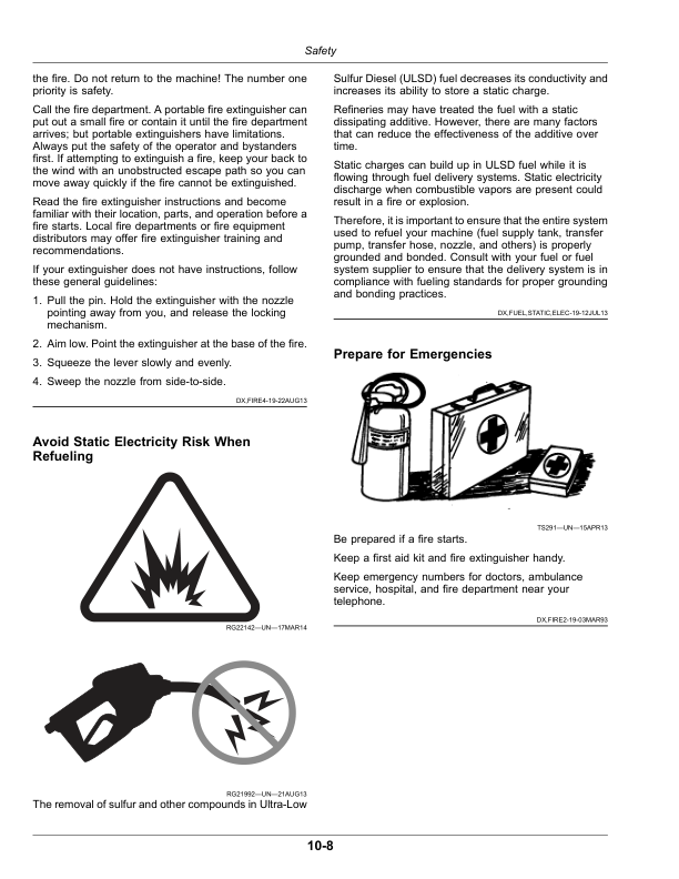 John Deere CH570 & CH670 Sugar Cane Harvesters (Manufactured by in South America/Catalao) Operator’s Manual (OMCXT27042) Workshop Guide
