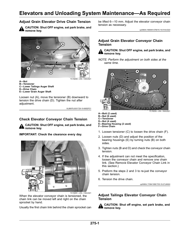 John Deere W100 NR4 Grain Combine/Corn Harvester Operator’s Manual (OMDX23072) Workshop Guide