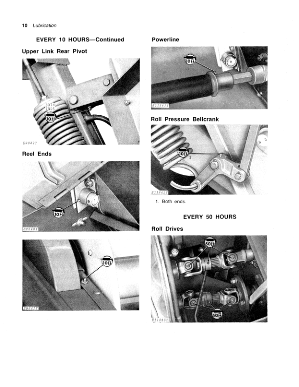 John Deere 1209 Mower Conditioner (-285000) Operator’s Manual (OME54359) Workshop Guide