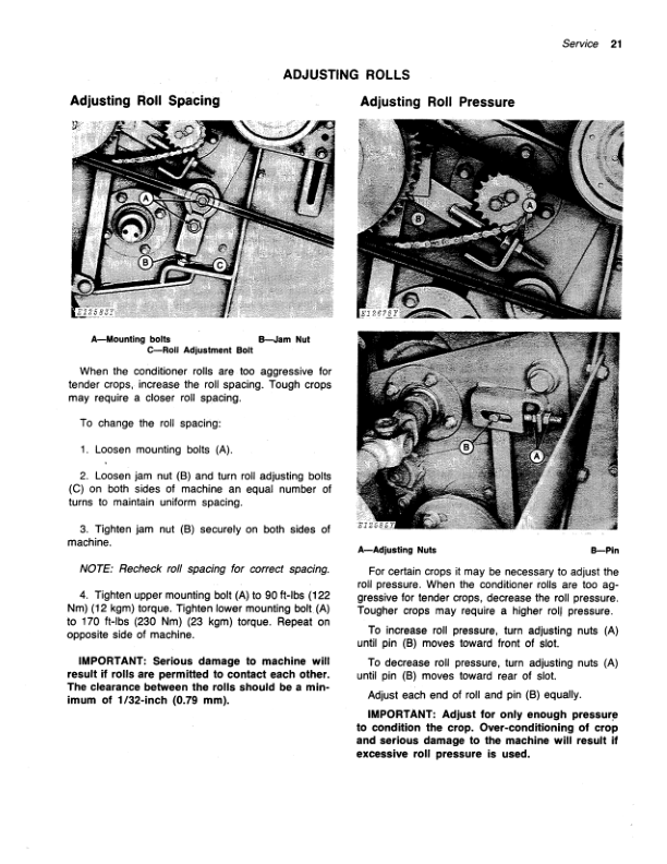 John Deere 1209 Mower Conditioner (335001-) Operator’s Manual (OME60688) Workshop Guide