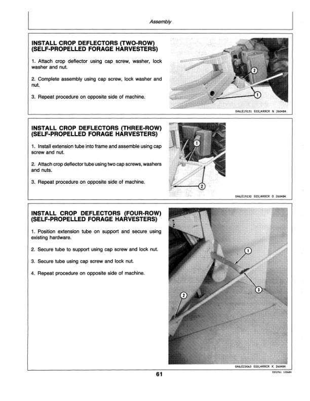 John Deere Row Crops (1-, 2-, 3-, 4-Row) Operator’s Manual (OME73455) Workshop Guide