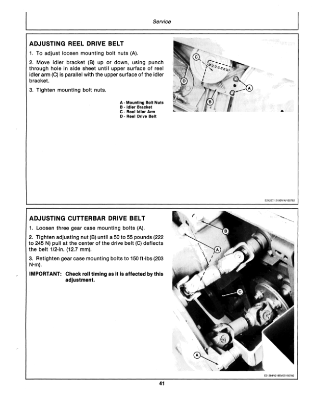 John Deere 1217, 1219 Mower Conditioner ( – 765000) Operator’s Manual (OME75029) Workshop Guide