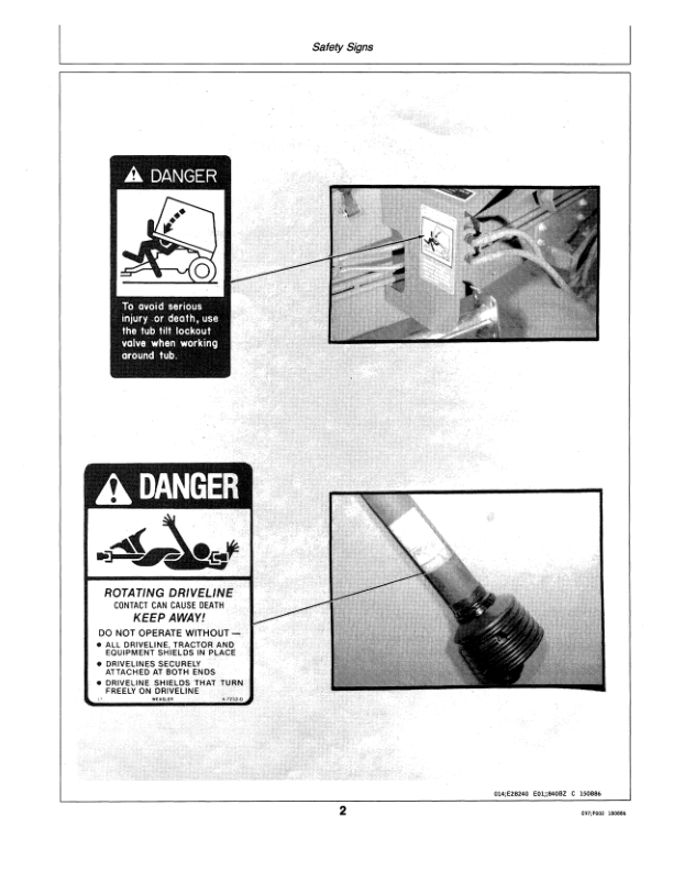 John Deere 840 Bale Processor Operator’s Manual (OME77322) Workshop Guide
