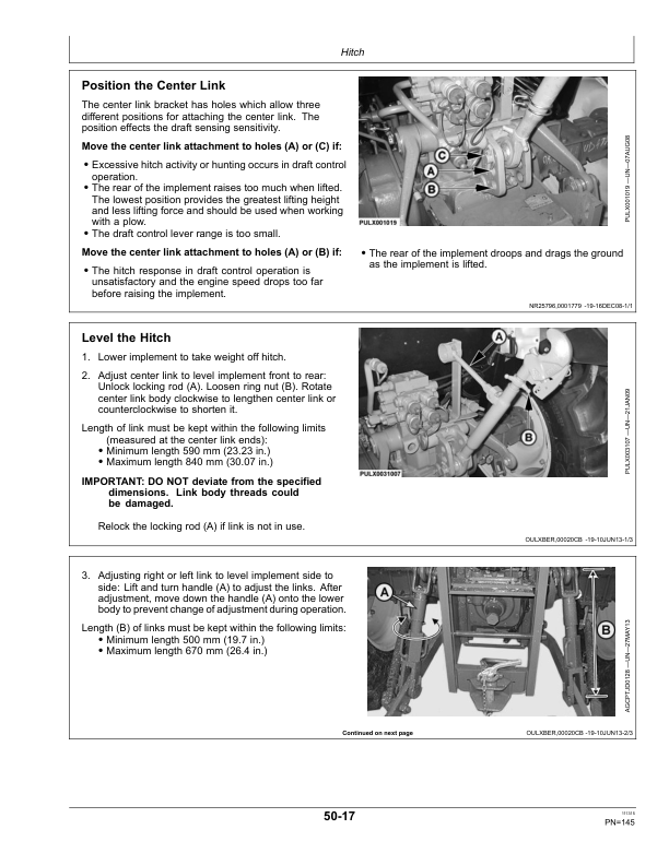 John Deere 5080G, 5090G & 5090GH Tractors (000469-) Operator’s Manual (OMER440144) Workshop Guide