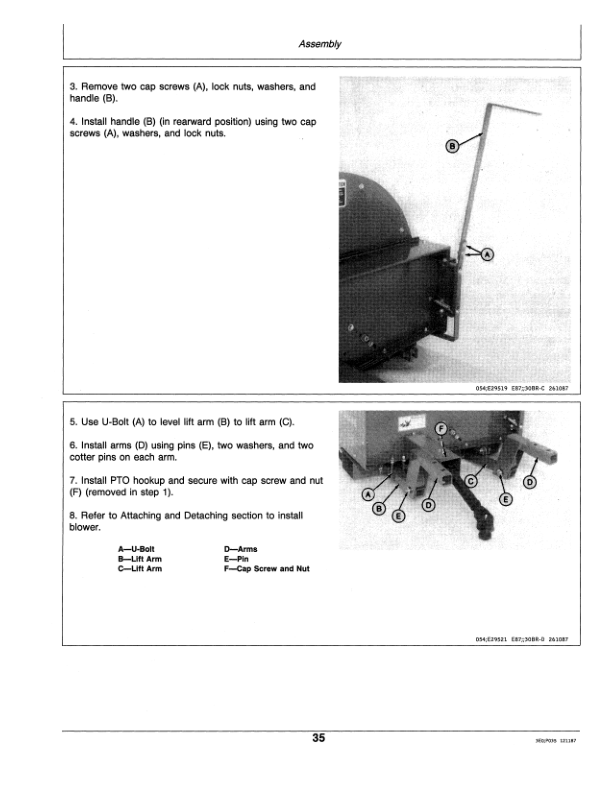 John Deere 30 & 230 Golf & Turf Blower Operator’s Manual (OMET13396) Workshop Guide