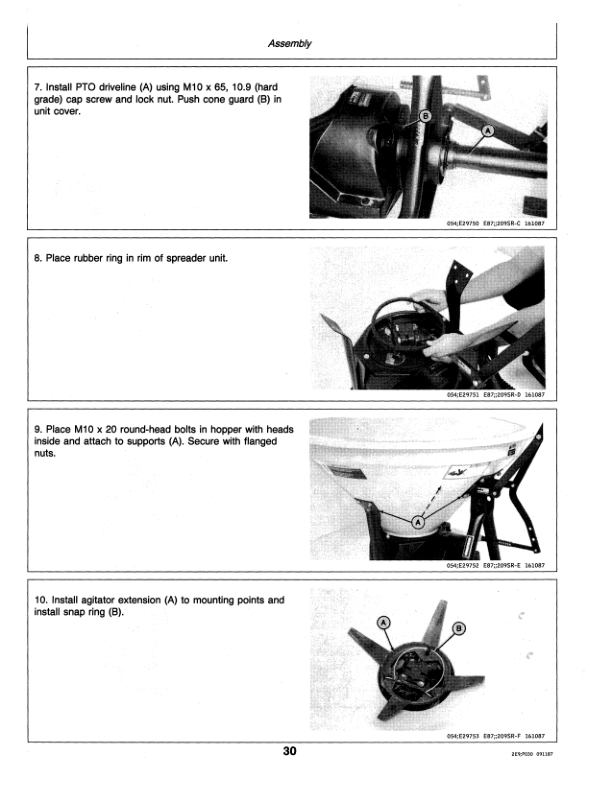 John Deere 206, 209 Spreaders Operator’s Manual (OMET13619) Workshop Guide