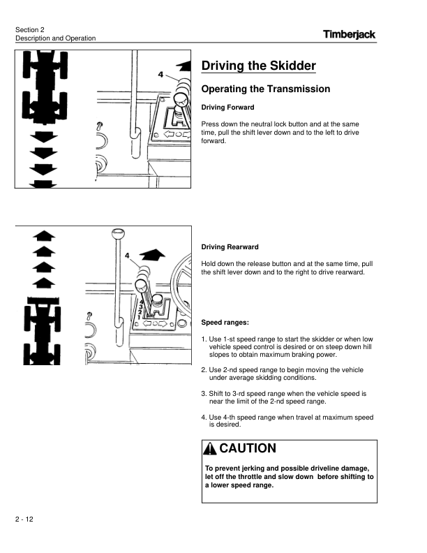 John Deere 480C, 450C, 380C Skidders Operator’s Manuals (OMF278403) Workshop Guide