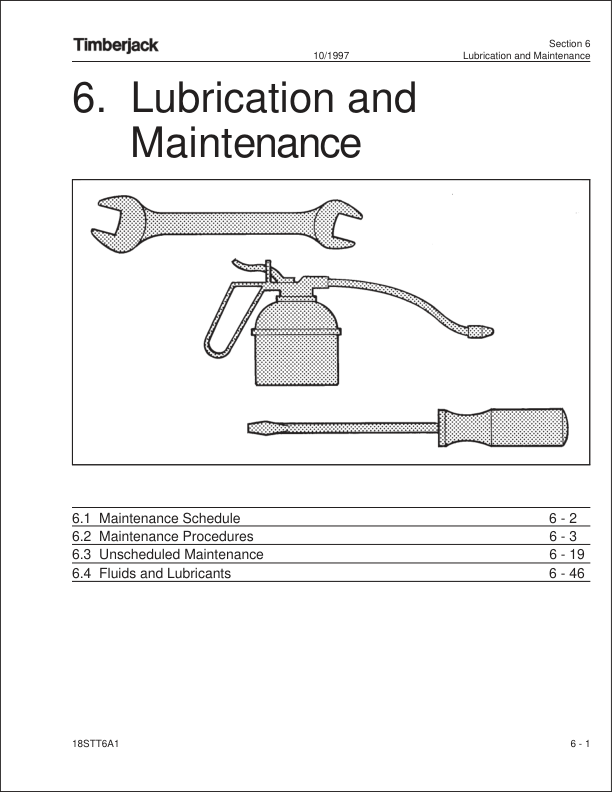 John Deere 18 INCH Felling Heads Operator’s Manuals (OMF286567) Workshop Guide