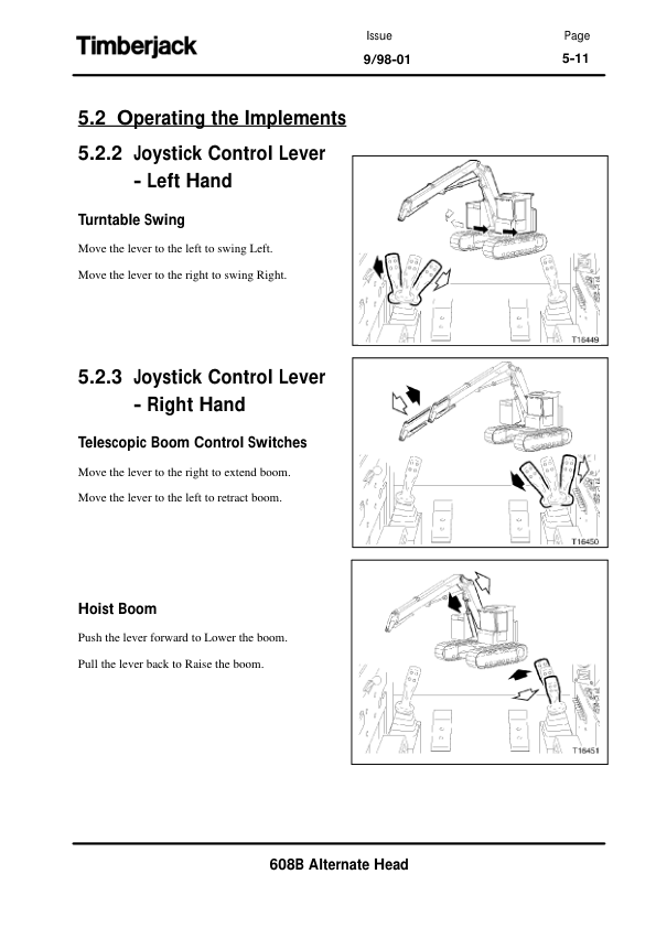 John Deere 608B Tracked Harvesters Operator’s Manuals (OMF288063) Workshop Guide