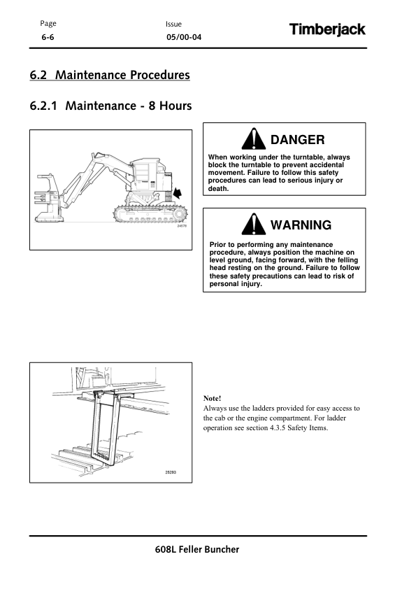 John Deere 608L Tracked Harvesters Operator’s Manuals (OMF294257) Workshop Guide