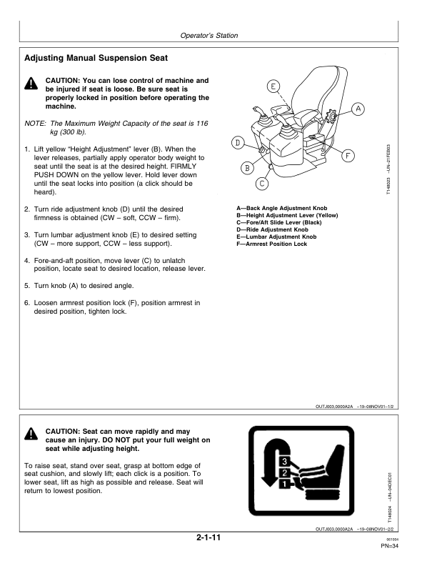 John Deere 435, 430B Knuckleboom Loader Operator’s Manuals (OMF387146) Workshop Guide