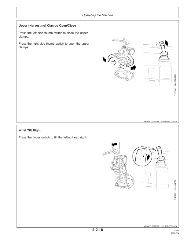 John Deere 608B Tracked Feller Bunchers Operator’s Manuals (OMF387514) Workshop Guide