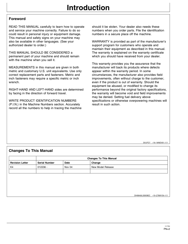 John Deere 435C Knuckleboom Loader Operator’s Manuals (OMF391184) Workshop Guide