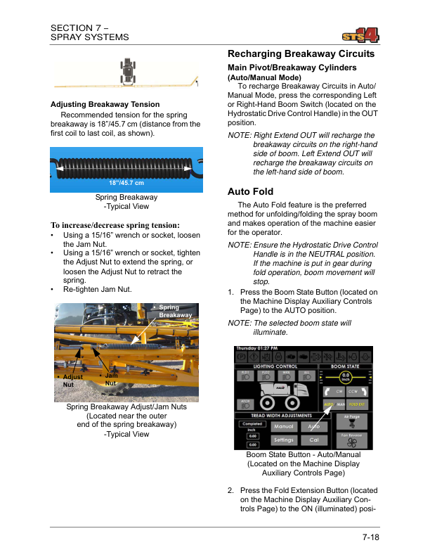 John Deere Hagie STS14 Self-Propelled Sprayer (017001-017500) (Worldwide Edition) Operator’s Manual (OMFA493686) Workshop Guide