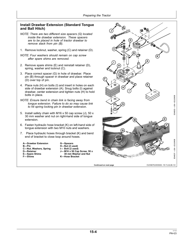 John Deere 525, 530, 535 Mower-Conditioners Operator’s Manual (OMFH303470) Workshop Guide