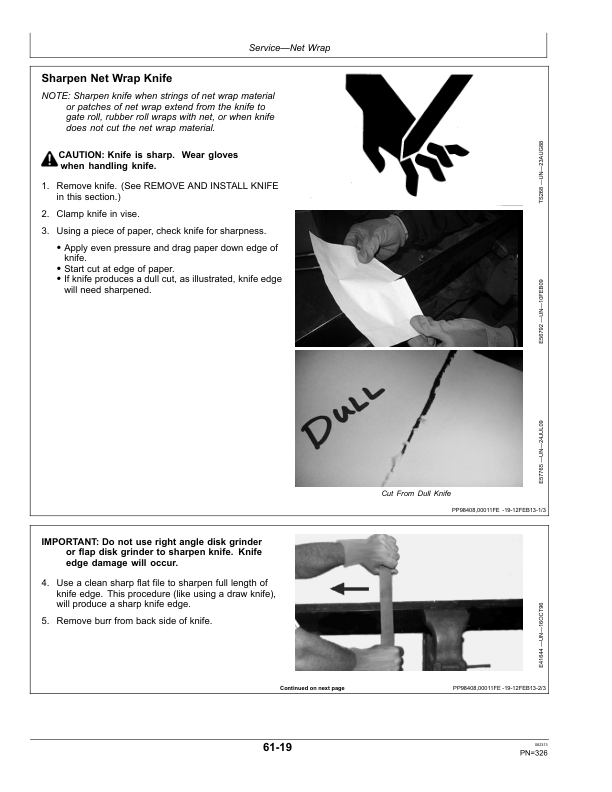 John Deere 469 & 569 Premium Round Baler Export Edition (380001-410000) Operator’s Manual (OMFH313150) Workshop Guide
