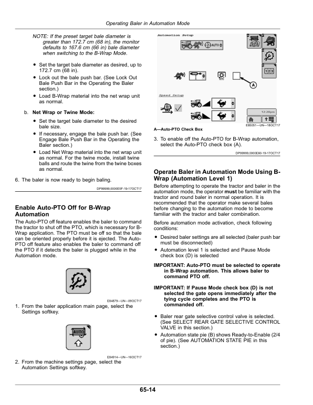 John Deere 460R, 560R Round Balers Operator’s Manual (OMFH331593) Workshop Guide