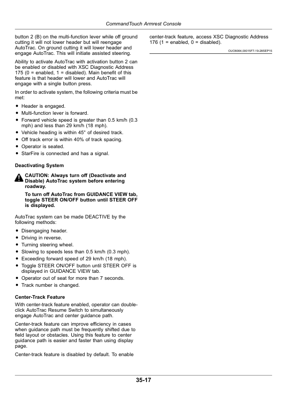 John Deere W260 Rotary Self-Propelled Windrower (Export) Operator’s Manual (OMFH343731) Workshop Guide