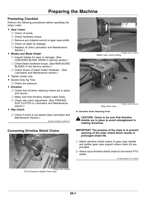 John Deere E12, E15, M15, M20, R10, R15, R20 Flex-Wing Rotary Cutters (000001-) (Export) Operator’s Manual (OMFH344851) Workshop Guide