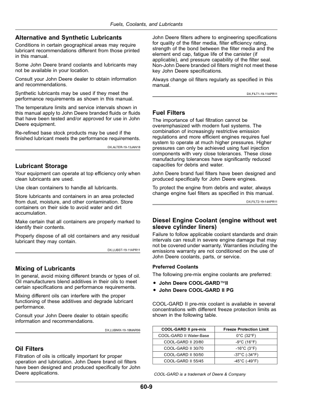 John Deere W155 Self-Propelled Windrower (North American) Operator’s Manual (OMFH349957) Workshop Guide