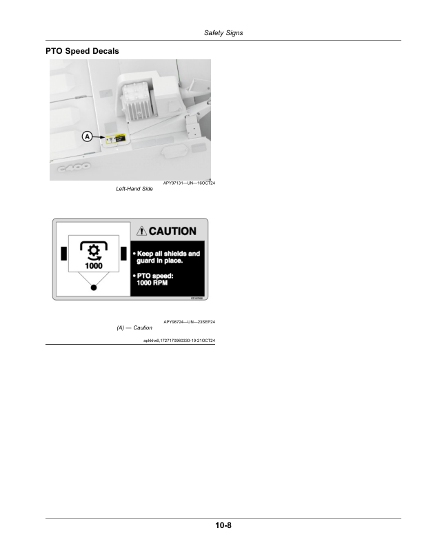 John Deere C400 Center Pivot Mower-Conditioners(North American) Operator’s Manual (OMFH355638) Workshop Guide