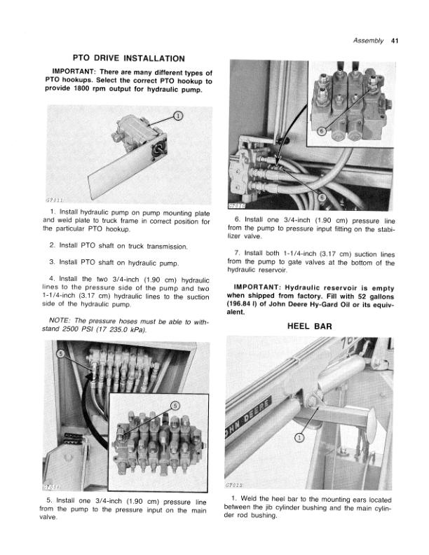 John Deere 7610, 7620 Knuckleboom Loader Operator’s Manual (OMGA10482) Workshop Guide