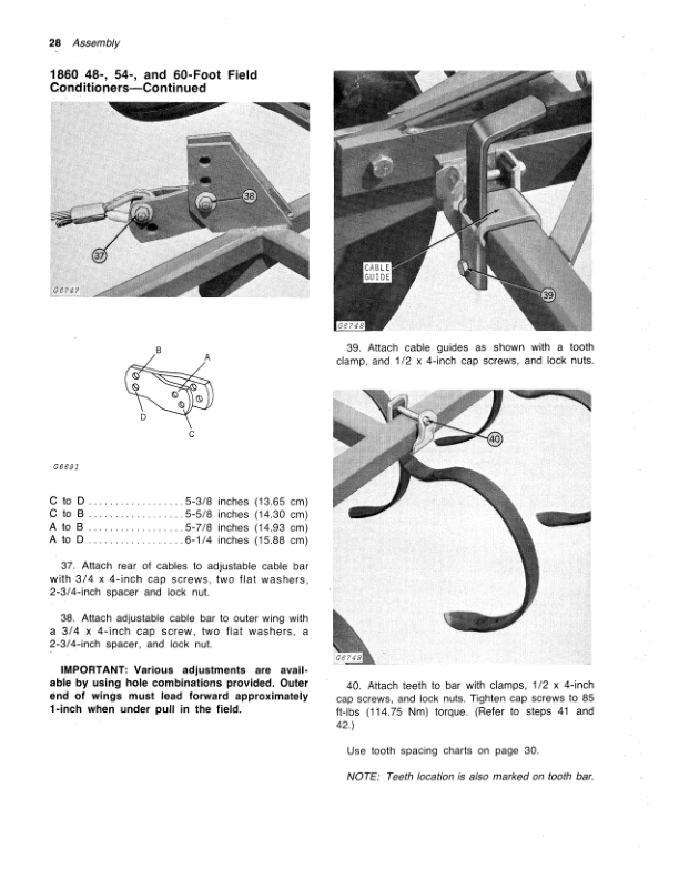 John Deere 1850, 1860 Field Conditioners Operator’s Manual (OMGA11534) Workshop Guide