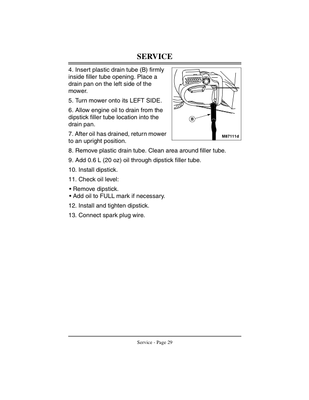 John Deere JA65 21-Inch Walk Behind Rotary Mower (010001-) Operator’s Manual (OMGC00256) Workshop Guide