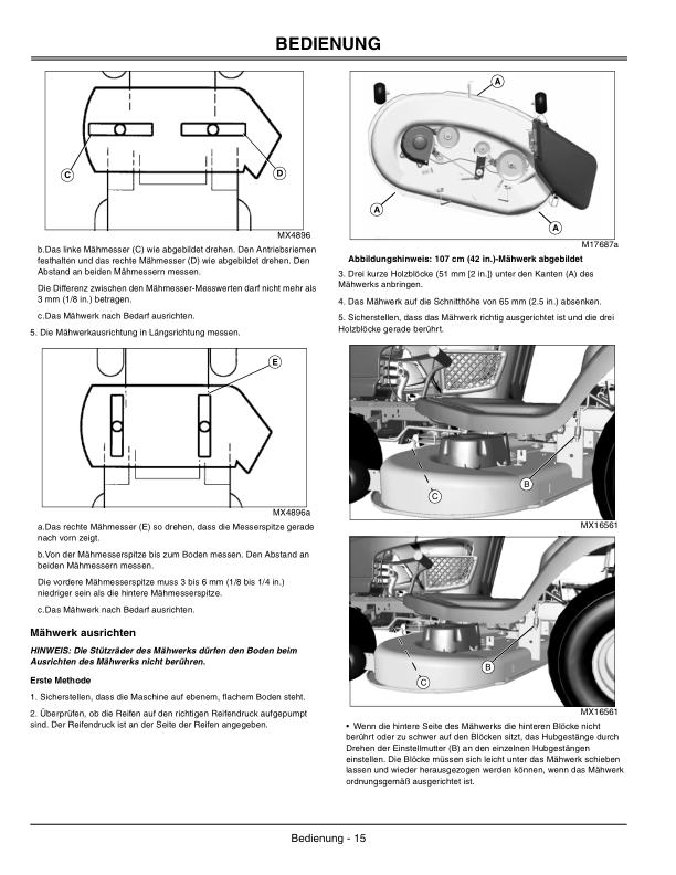 John Deere X110, X120, X140 Tractors Operator’s Manual (OMGX22493) Workshop Guide