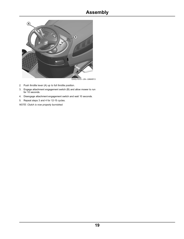 John Deere D100 (100 Series) Tractors (49 States & Australia E560001-) (California E055001-) (Canada, Mexico & Rest of World E22001-) Operator’s Manual (OMGX25361) Workshop Guide