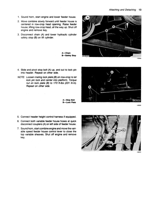 John Deere 50A Series Row-Crop Heads Operator’s Manual (OMH120053) Workshop Guide