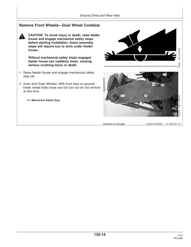 John Deere 9750 STS Canadian Special Combine Operator’s Manual (OMH205893) Workshop Guide