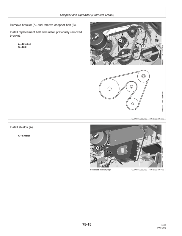 John Deere 9880i STS Hillmaster Combine (720701-) Operator’s Manual (OMH228645) Workshop Guide