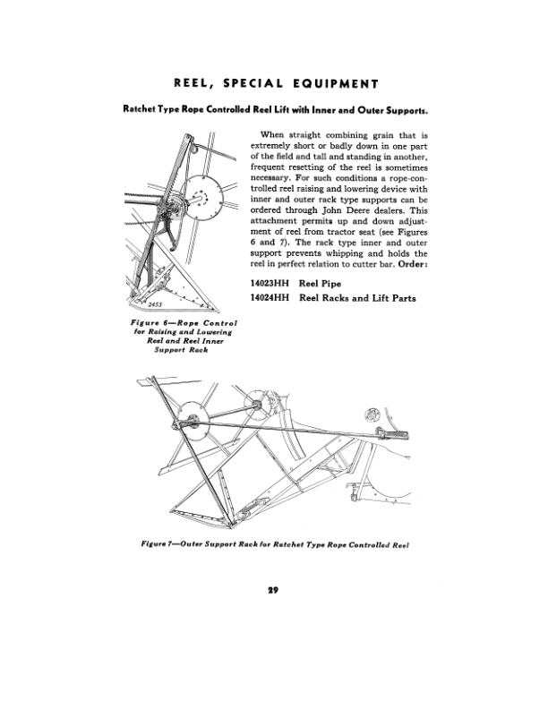 John Deere No. 12A Straight-Through Combine 66-Inch Cut (12-65519, up) Operator’s Manual (OMH31148) Workshop Guide