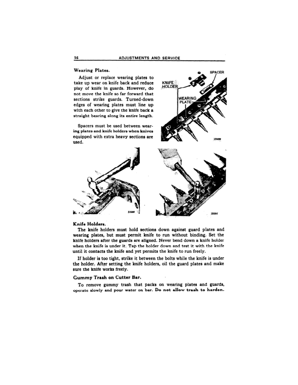 John Deere 9, 9W Integral Sickle Mowers (000000-031000) (North American) Operator’s Manual (OMH721159) Workshop Guide