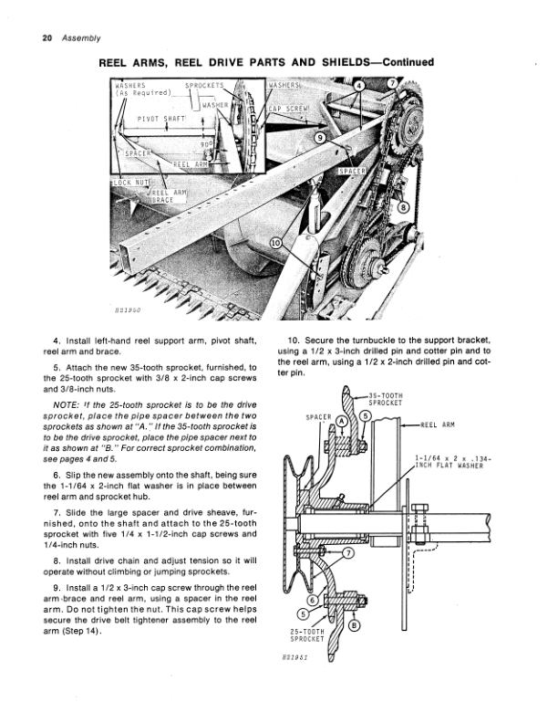 John Deere Cutting Parts for 6601 Combine Platform Operator’s Manual (OMH84540) Workshop Guide