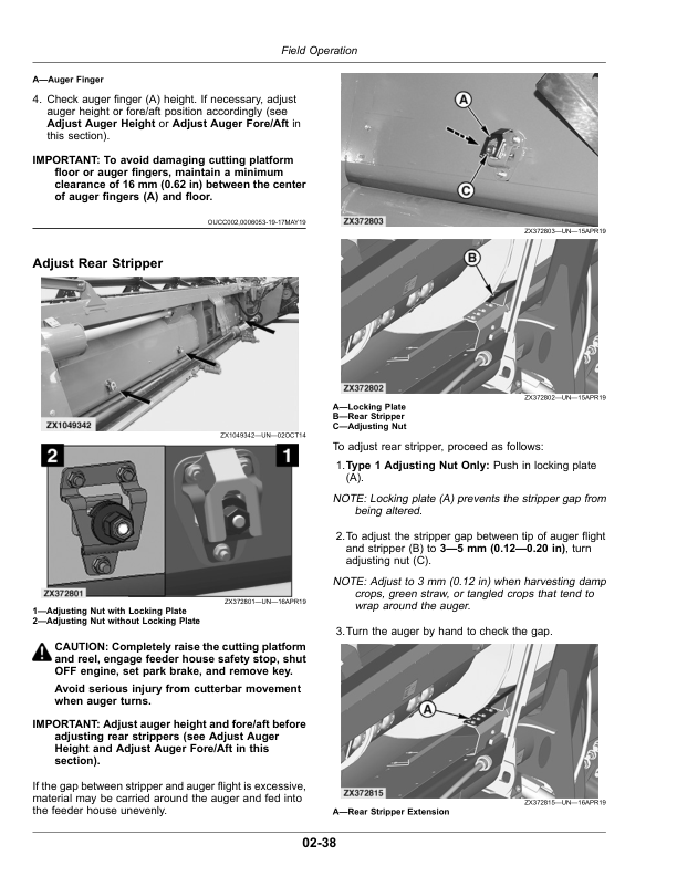 John Deere 722X, 725X, 730X, 735X, 740X (700X Series) Cutting Platforms Operator’s Manual (OMHXE152284) Workshop Guide