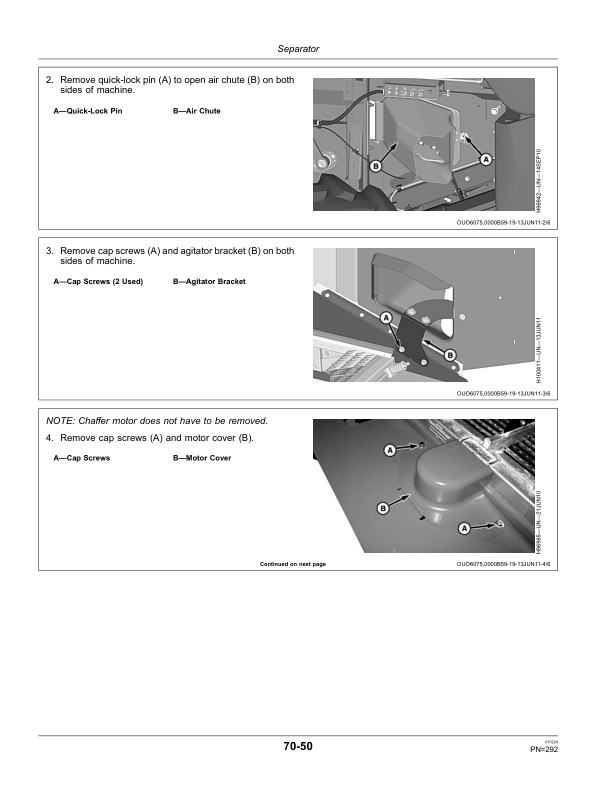 John Deere S660, S670, S680 & S690 Combines North America (755001-765000) Operator’s Manual (OMHXE51478) Workshop Guide