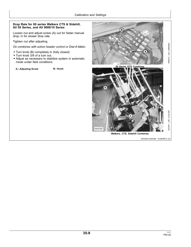 John Deere 600 F&R Series Cutting Platforms North America (765001-775000) Operator’s Manual (OMHXE69824) Workshop Guide